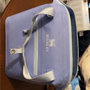 Stanley Hydrangea Cooler Tote with White Accents